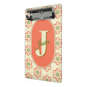  Modern Retro Monogram Mini Klembord (Angled2)