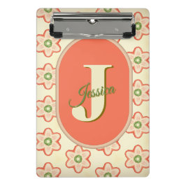  Modern Retro Monogram Mini Klembord