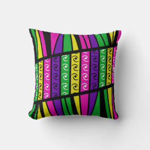 Modern Retro Multi-Color Kussen