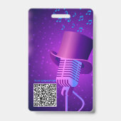 Modern Retro Music Festival VIP All Access Pas Badge (Achterkant)