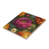 Modern Retro Ranunculus  Tiles  For Cooking Space Tegeltje (Zijkant)