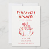 Modern Retro repetitiediner geïllustreerd Kaart (Voorkant)