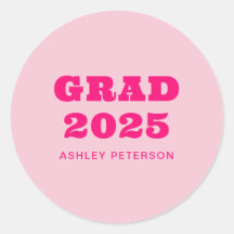 Modern Retro Roze Vetgedrukte Typografie Afstudere