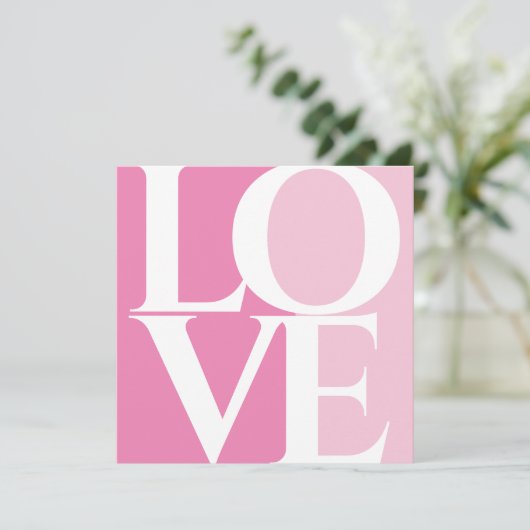 Modern Retro Roze Vrijgezellenfeest Kaart (Staand voorkant)