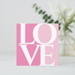 Modern Retro Roze Vrijgezellenfeest Kaart