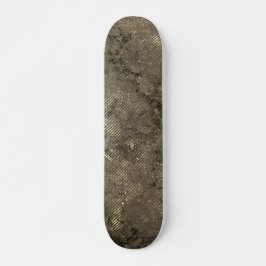 Modern Retro Space Urban Sepia Brown Persoonlijk Skateboard