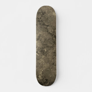 Modern Retro Space Urban Sepia Brown Persoonlijk Skateboard