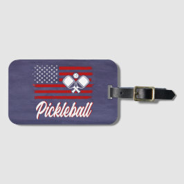 Modern Retro Sports Id Bag Pickleball Bagagelabel