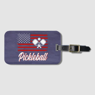 Modern Retro Sports Id Bag Pickleball Bagagelabel