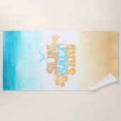 Modern Retro Strandlaken (Voorkant)