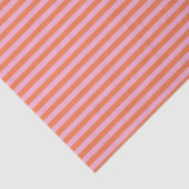 Modern Retro Striped Fun Colorful Pink Orange Tissuepapier (Detail)