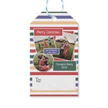 Modern Retro Stripes familie: Kerstmis