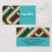 Modern Retro Visitekaartje (Voorkant / Achterkant)