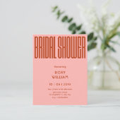 Modern Retro vrijgezellenfeest Kaart (Staand voorkant)