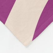 Modern Retro Wave Monogram kleurvol Fleece Deken (Hoek)