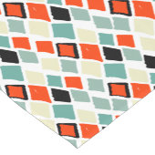 modern , retrokleurrijk , meetkundig patroon van d korte tafelloper (Hoek)