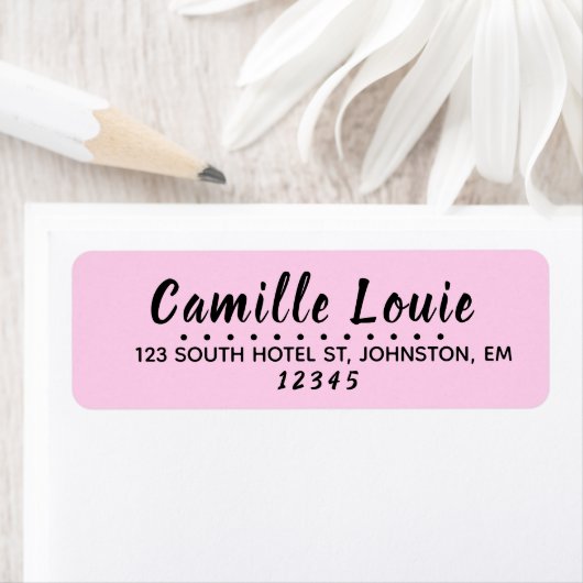  modern Return Address Labels Elegant Script (Insitu)