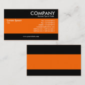 Modern - Rich Sinaasappel Visitekaartje (Voorkant / Achterkant)