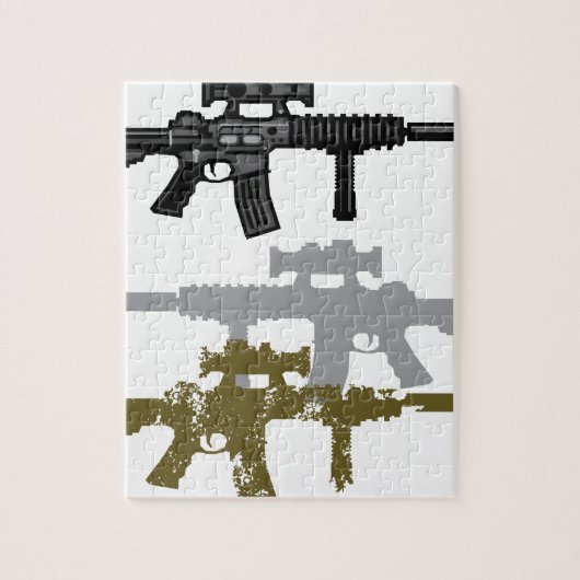 Modern Rifle Legpuzzel (Verticaal)