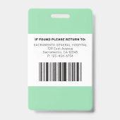 Modern RN Nurse Badge (Achterkant)