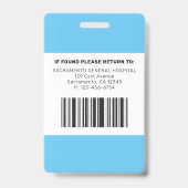 Modern RN Nurse Badge (Achterkant)