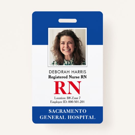 Modern RN Nurse Badge (Voorkant)