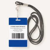 Modern RN Nurse Badge (Achterkant met draagriem)