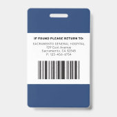 Modern RN Nurse Badge (Achterkant)