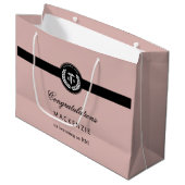 Modern RN Nursing School Afstuderen Custom Groot Cadeauzakje (Voorkant Gekanteld)