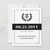 Modern RN Nursing School Afstuderen Save The Date (Voorkant)