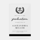 Modern RN Nursing School Afstuderen Welkomstbord Acryl Bord (Voorkant)