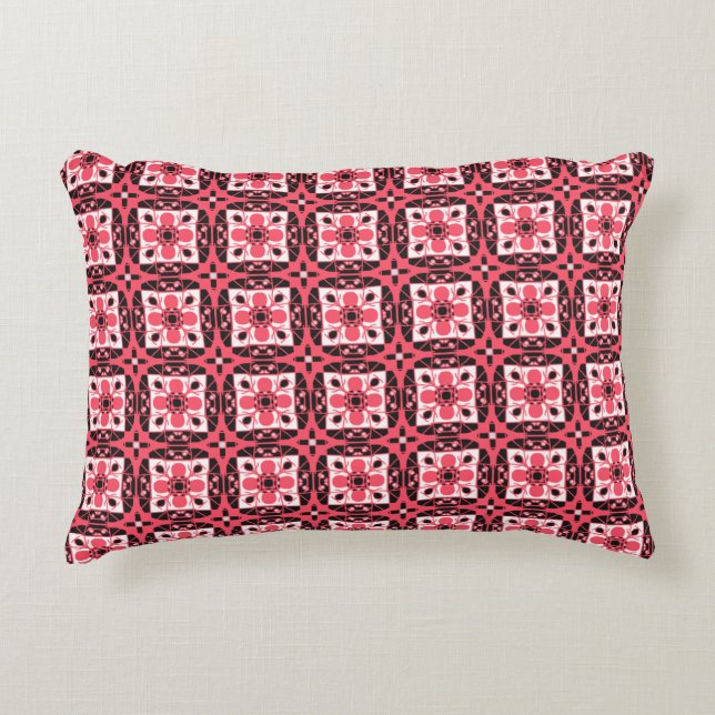Modern Rockabilly Pillow Accent Kussen (Voorkant)