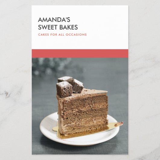 MODERN RODE ZWARTE FOTO-TEMPLATE KLASSEN WERKSHOP FLYER (Achterkant)