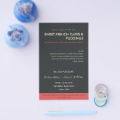 MODERN RODE ZWARTE FOTO-TEMPLATE KLASSEN WERKSHOP FLYER (Enkel)