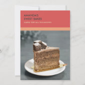 MODERN RODE ZWARTE FOTO WORKSHOP INVITE SJABLOON KAART (Achterkant)