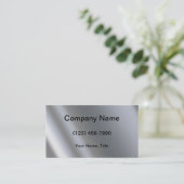 Modern roestvrij staal visitekaartje (Staand voorkant)