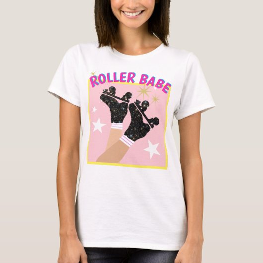 Modern Roller Skater Derby Skating Gift T-shirt (Voorkant)