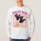 Modern Roller Skater Derby Skating Gift T-shirt (Voorkant)