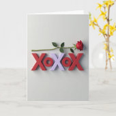 Modern Romance Xoxo Card Kaart (Gele Bloem)