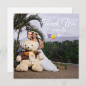 Modern Romantic Bedankt voor je huwelijk (Voorkant / Achterkant)