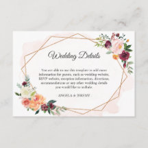 Modern Romantic Floral Wedding Reception Details