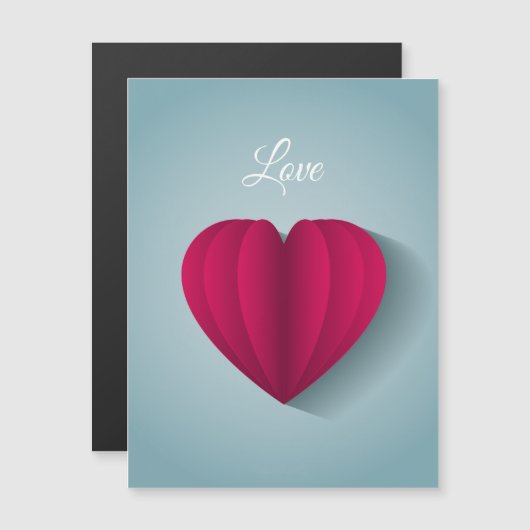 Modern Romantic Heart Love (Voorkant / Achterkant)