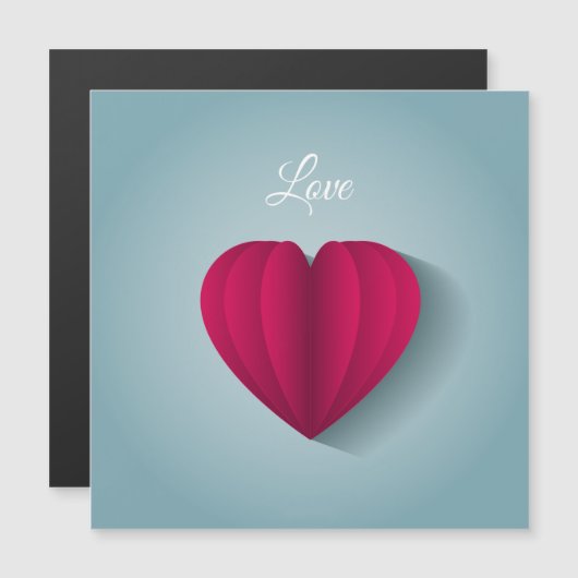 Modern Romantic Heart Love (Voorkant / Achterkant)