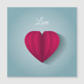 Modern Romantic Heart Love (Voorkant)