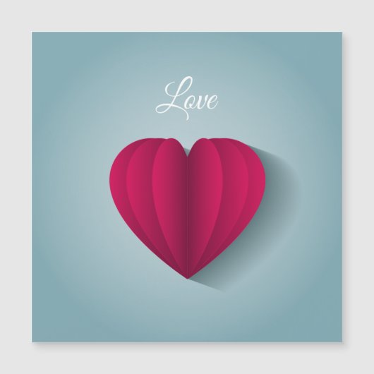 Modern Romantic Heart Love (Voorkant)