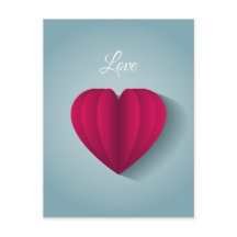 Modern Romantic Heart Love