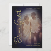 Modern Romantic Overlay Transparency Fancy Script Save The Date (Voorkant)