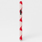 Modern Romantic Red & Roze Hearts Patroon iPhone Hoesje (Rechterkant)