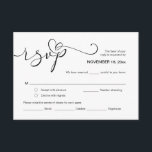 Modern Romantic RSVP, zwart lettertype, reageren Informatiekaartje<br><div class="desc">Dit is de prachtige Modern Romantic RSVP-kaart (Replage) in het Zwarte lettertype,  waar u de kleur kunt bewerken,  wijzigen en formatteren volgens uw ontwerpvereisten,  met maaltijdopties,  gereserveerde zitplaatsen,  nummerbezoeken en opties voor het aanvragen van nummers. #TeeshaDerrick</div>
