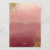 Modern Romantic Valentine’s Party Invitation Kaart (Achterkant)